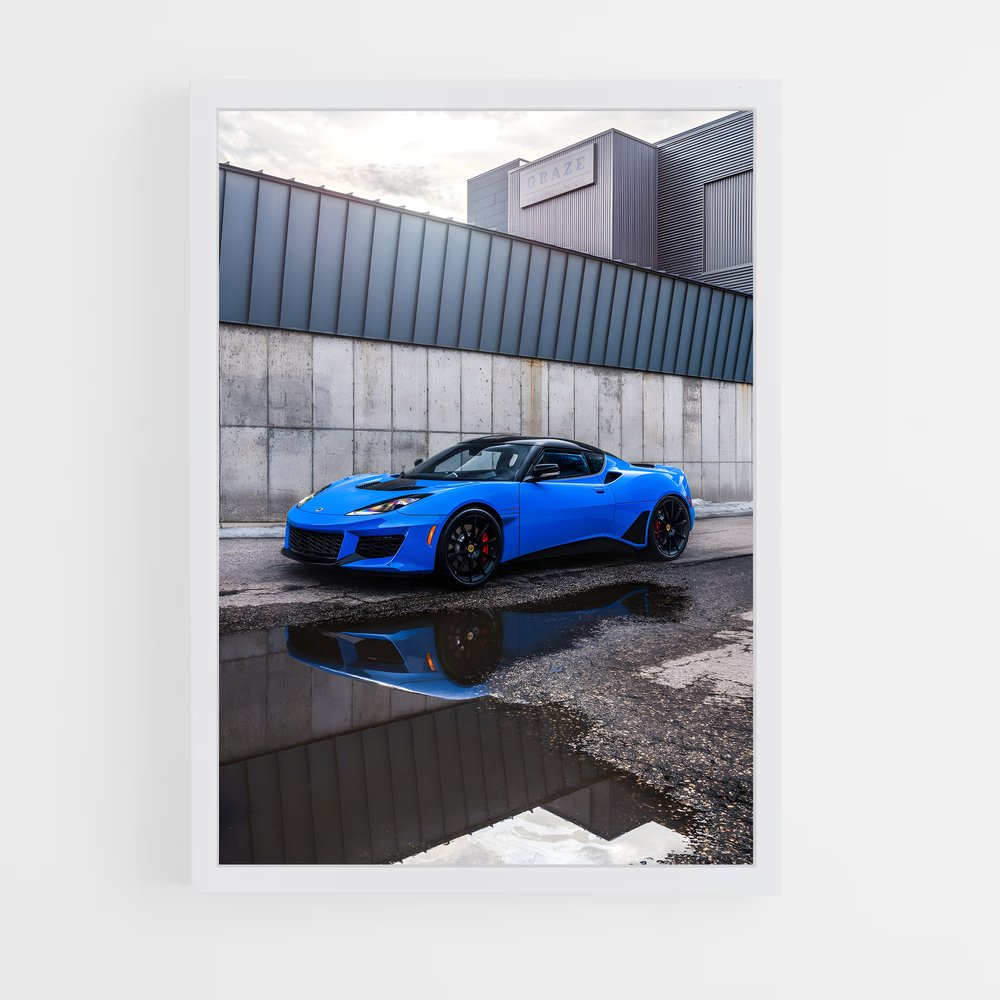 Poster Evora Sportive – affiche Lotus (vue 3)